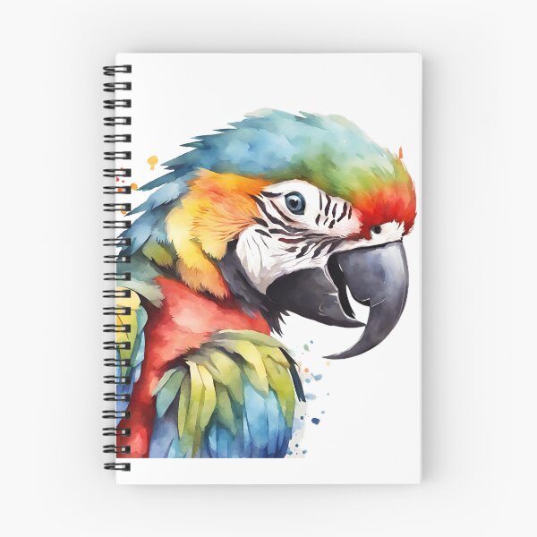 Aperçu de l'œuvre Style aquarelle de perroquet heureux créée et vendue par Elitegraff.