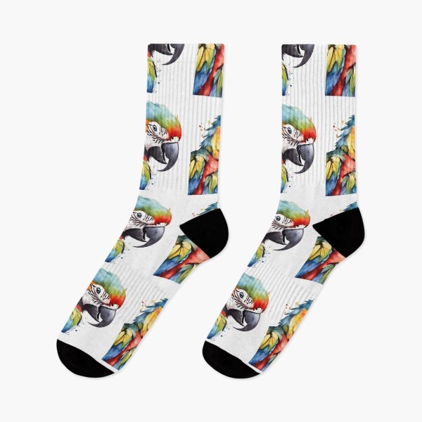 Item preview, Happy parrot aquarel style designed and sold by Elitegraff.