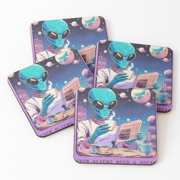Item preview, Retro 80's Alien need a break designed and sold by RobertaIvi.