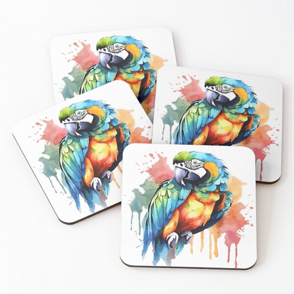 Item preview, Parrot aquarel style designed and sold by Elitegraff.