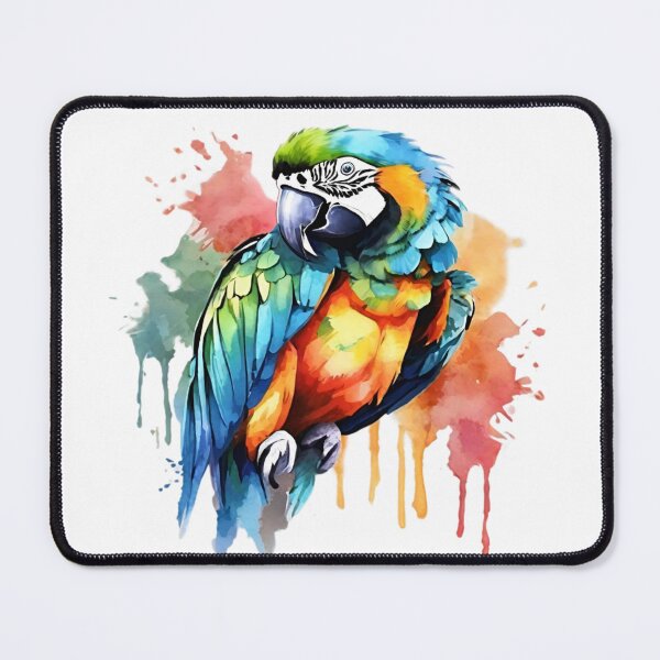 Item preview, Parrot aquarel style designed and sold by Elitegraff.