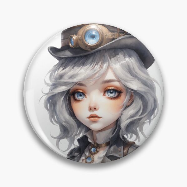 Aperçu de l'œuvre Chibi Steampunk victorienne créée et vendue par Chrystelle Hubert.