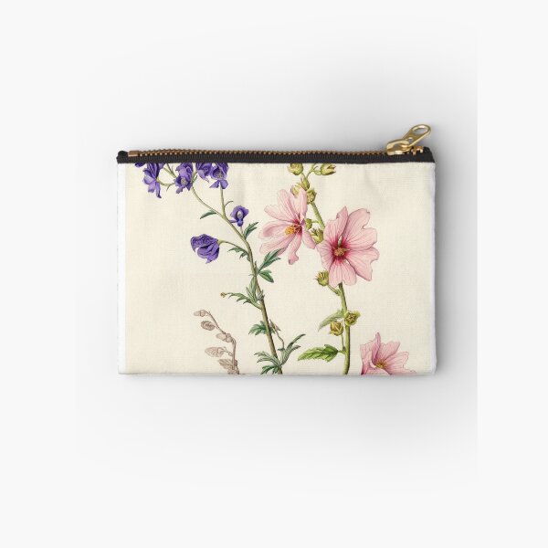 Item preview, Lavatera and Monkshood (watercolour on paper) designed and sold by Painting By Nature.