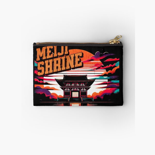 Item preview, Meiji Shrine Tokyo Retro Design designed and sold by RedDesignSyc.