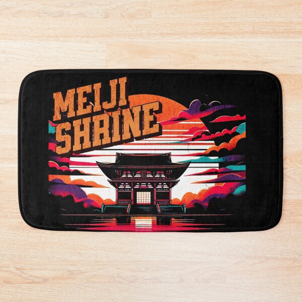 Item preview, Meiji Shrine Tokyo Retro Design designed and sold by RedDesignSyc.