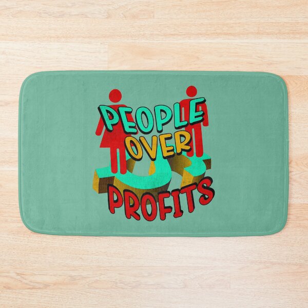 Item preview, People Over Profits designed and sold by MKE Rhine Maiden  •  Grumble Services, LLC..