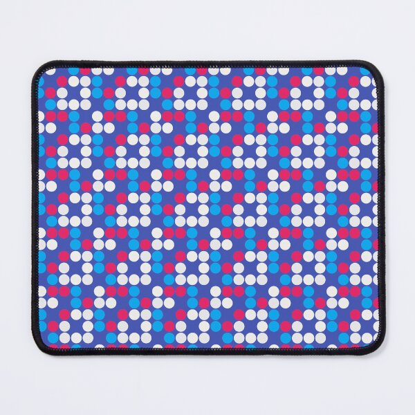 Item preview, Blue White Red Abstract Modern Contemporary Print Pattern designed and sold by VioletsnPansies.