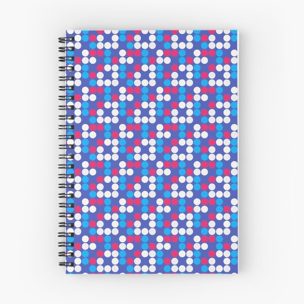 Item preview, Blue White Red Abstract Modern Contemporary Print Pattern  designed and sold by VioletsnPansies.