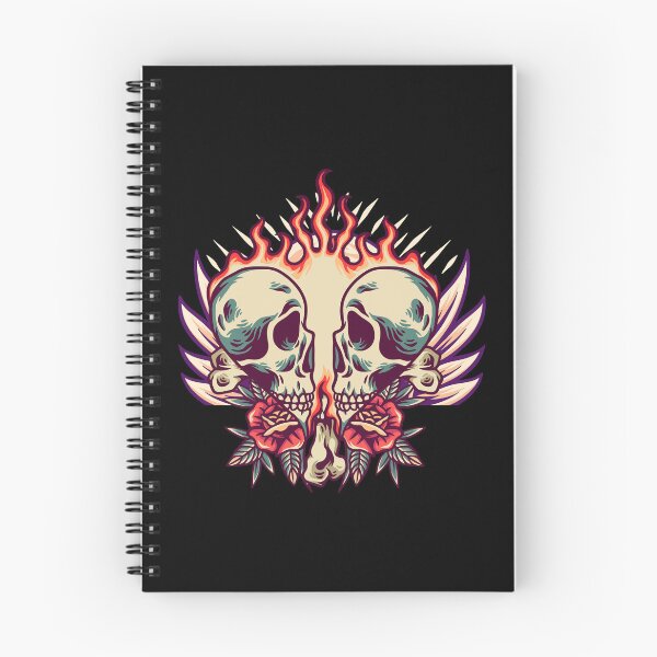 Item preview, Fiery Skulls In Love designed and sold by Boomroom.