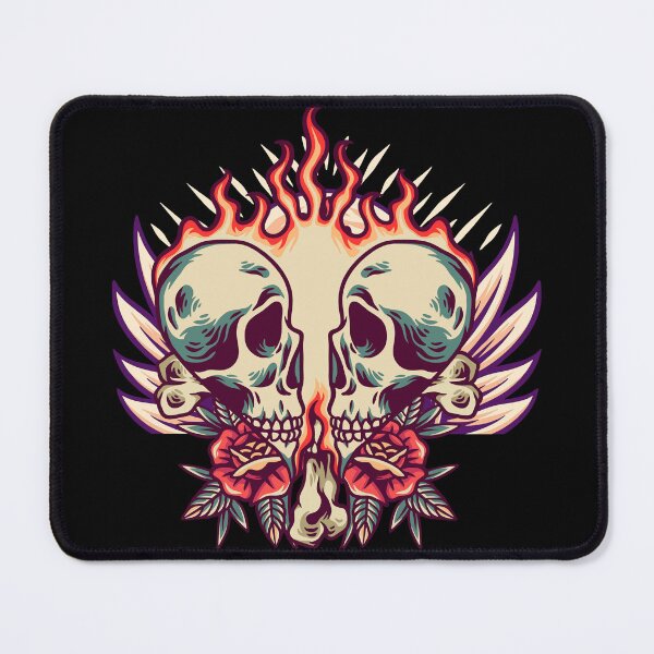 Item preview, Fiery Skulls In Love designed and sold by Boomroom.