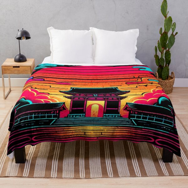 Item preview, Meiji Shrine Sunset Graffiti Design designed and sold by RedDesignSyc.