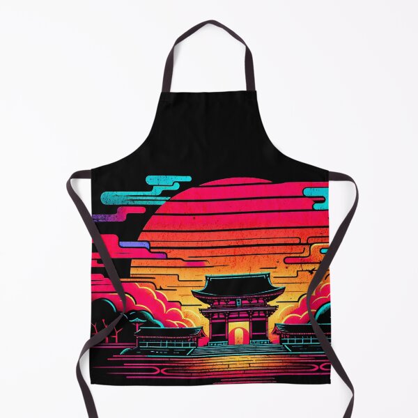 Item preview, Meiji Shrine Sunset Graffiti Design designed and sold by RedDesignSyc.