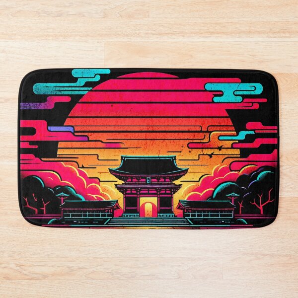 Item preview, Meiji Shrine Sunset Graffiti Design designed and sold by RedDesignSyc.