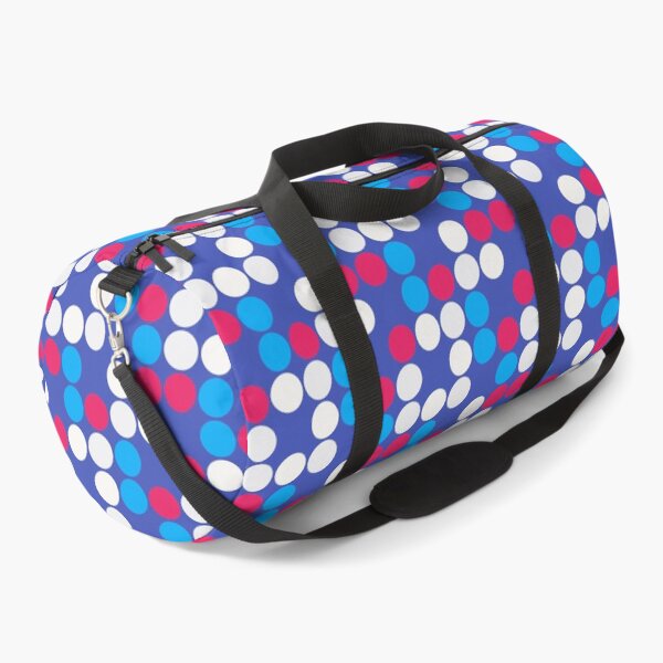 Item preview, Blue White Red Abstract Modern Contemporary Print Pattern designed and sold by VioletsnPansies.