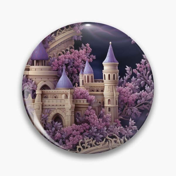 Item preview, Enchanted Lilac Castle Dreamscape designed and sold by Juuskus.