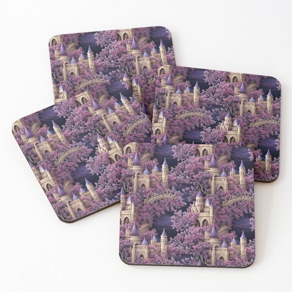 Item preview, Enchanted Lilac Castle Dreamscape designed and sold by Juuskus.