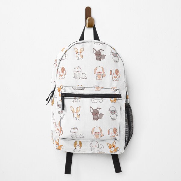 Item preview, little kawaii puppies smiling happy designed and sold by huape.