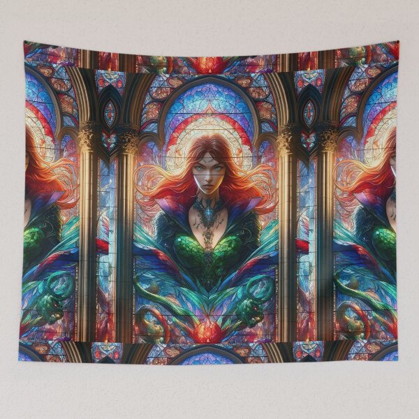 Item preview, The Morrigan Stained Glass  designed and sold by Truck Stop One.
