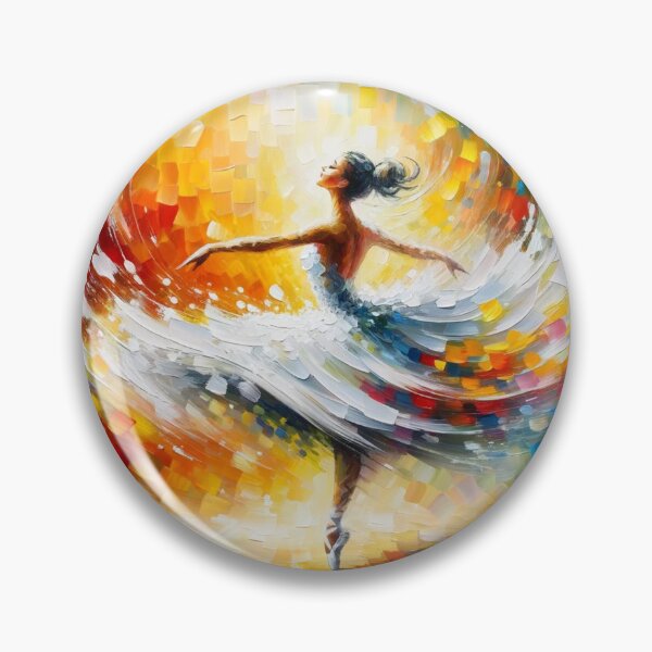Item preview, Vibrant Whirl - Abstract Dancer Painting designed and sold by BeaconMarketing.
