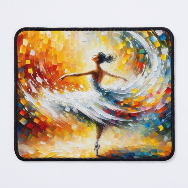 Item preview, Vibrant Whirl - Abstract Dancer Painting designed and sold by BeaconMarketing.
