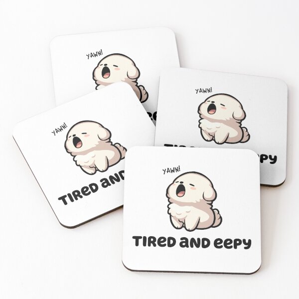 Item preview, Adorable Sleepy Dog: Tired and Eepy Baby Talk Trend designed and sold by Maria Garcia.