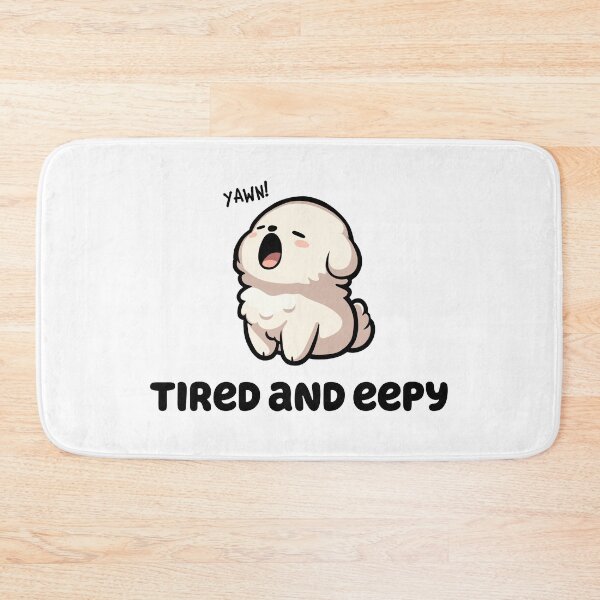 Item preview, Adorable Sleepy Dog: Tired and Eepy Baby Talk Trend designed and sold by Maria Garcia.