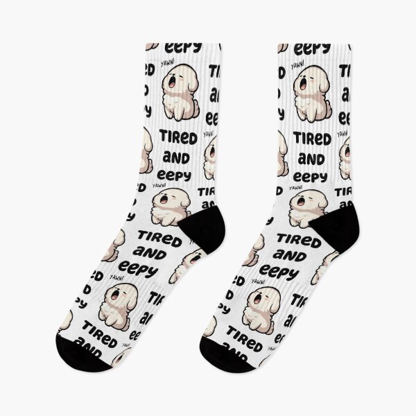 Item preview, Adorable Sleepy Dog: Tired and Eepy Baby Talk Trend designed and sold by Maria Garcia.