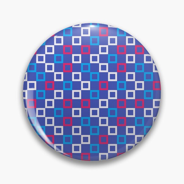 Item preview, Blue White Red Abstract Modern Contemporary Print Pattern  designed and sold by VioletsnPansies.