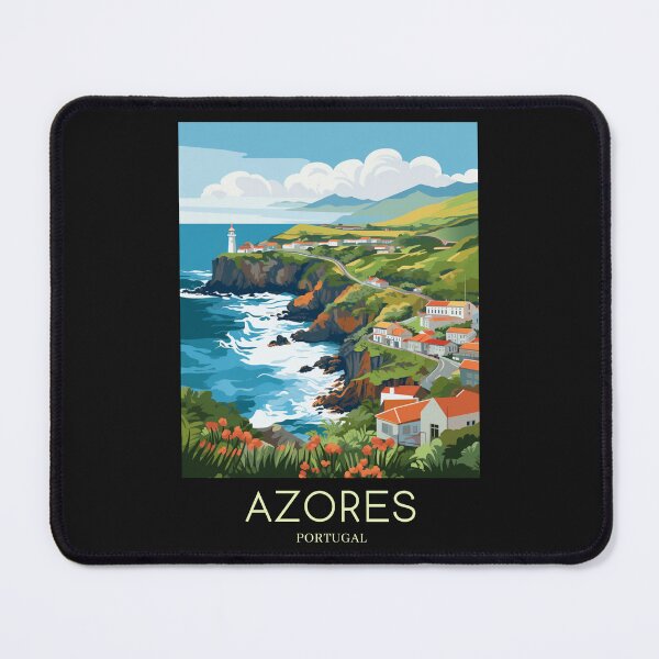 Item preview, A Pop Art Travel Print of Azores - Portugal designed and sold by StudioRedKoala.