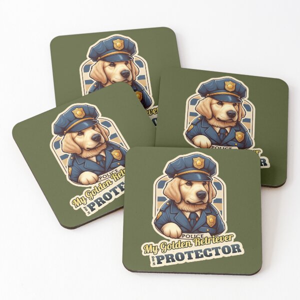 Item preview, Golden Retriever Policeman 2  designed and sold by ThisDress.