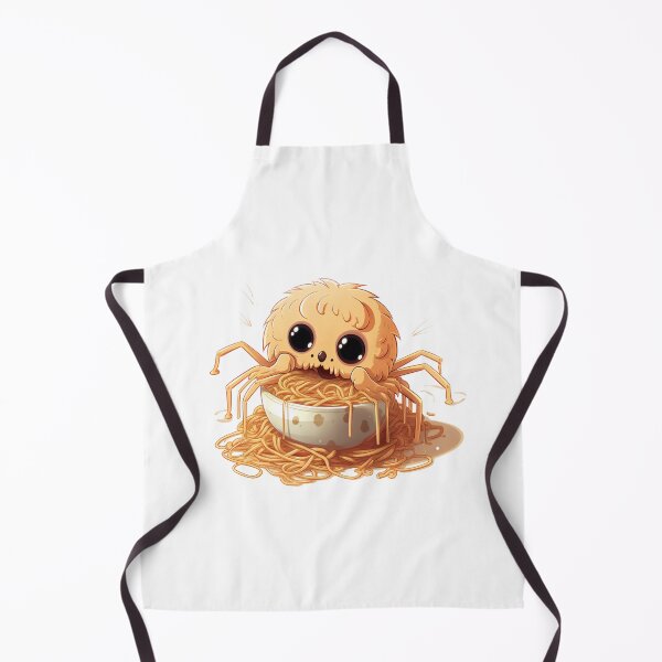 Item preview, Cute Barking Spiders eating ramens  designed and sold by MilkyBerryShop.