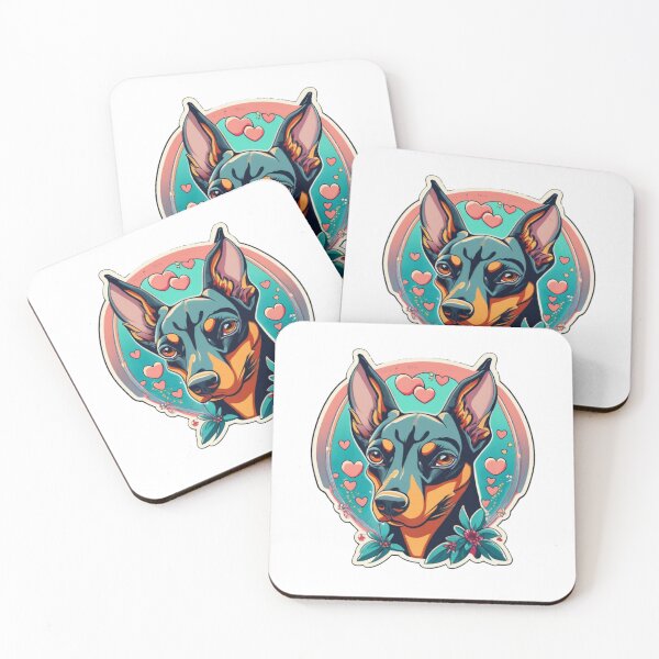 Item preview, Doberman Love Dog On Valentines Day designed and sold by Moad Fahim.