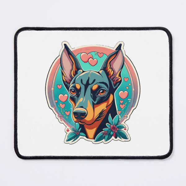 Item preview, Doberman Love Dog On Valentines Day designed and sold by Moad Fahim.