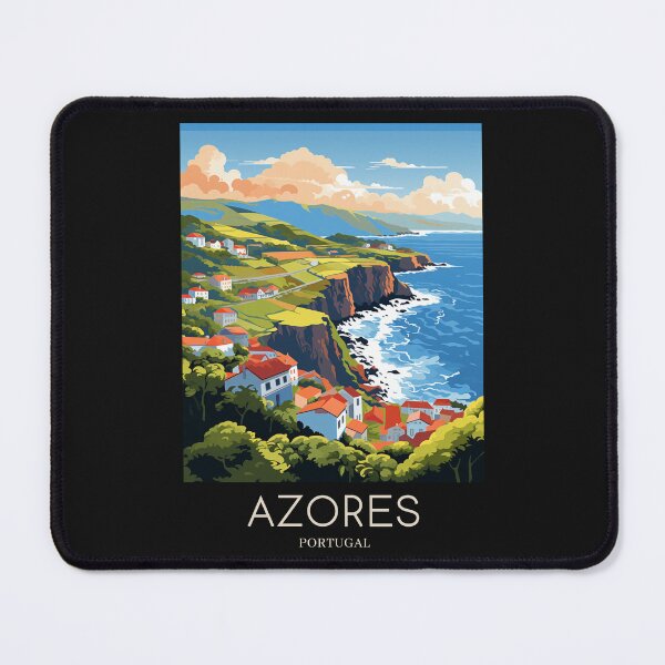 Item preview, A Pop Art Travel Print of Azores - Portugal designed and sold by StudioRedKoala.
