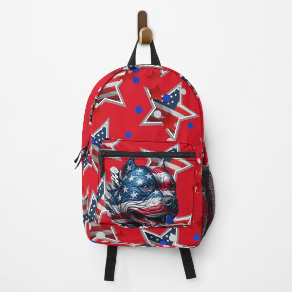Item preview, White Pitbull with a Touch of America's Essence designed and sold by PromoPearceArte.