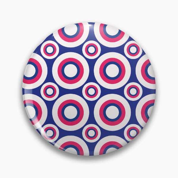 Item preview, Blue White Red Abstract Modern Contemporary Print Pattern  designed and sold by VioletsnPansies.