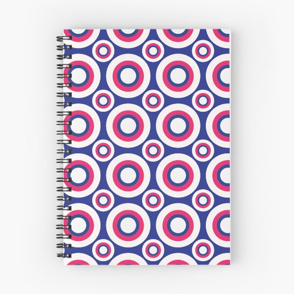 Item preview, Blue White Red Abstract Modern Contemporary Print Pattern  designed and sold by VioletsnPansies.