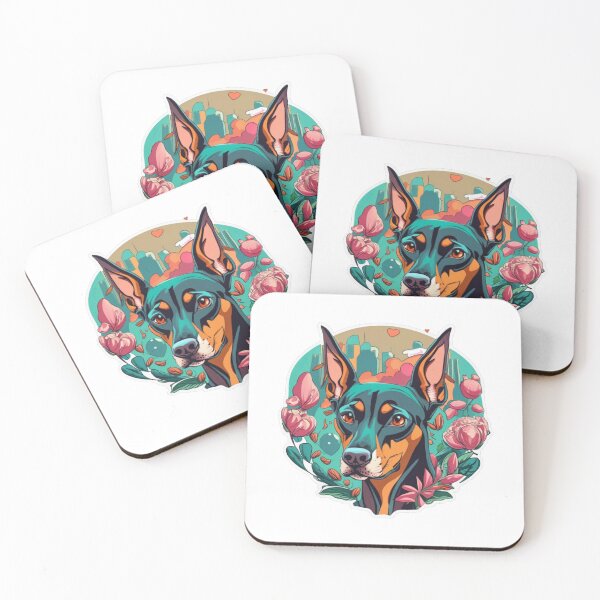 Item preview,  Doberman Love Dog On Valentines Day designed and sold by Moad Fahim.
