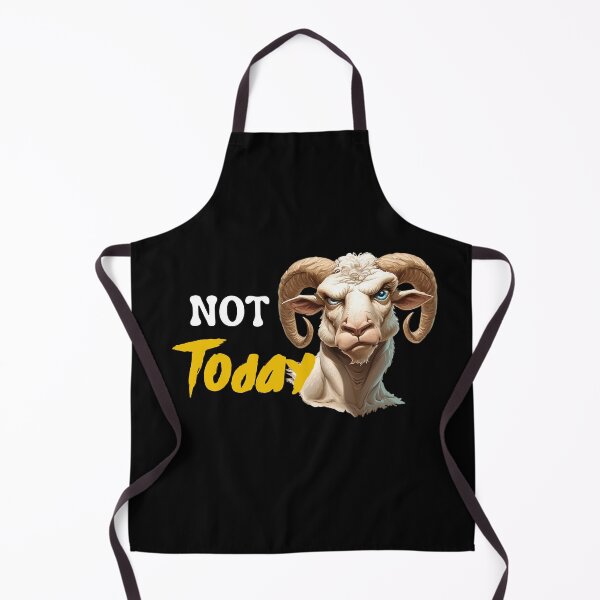Artikelvorschau, Not Today Sheep mit lustigem Buchstabendruck entworfen und verkauft von NatureStyle555.