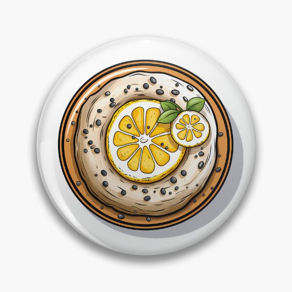 Item preview, Lemon Poppy Seed Bagel designed and sold by marezino.