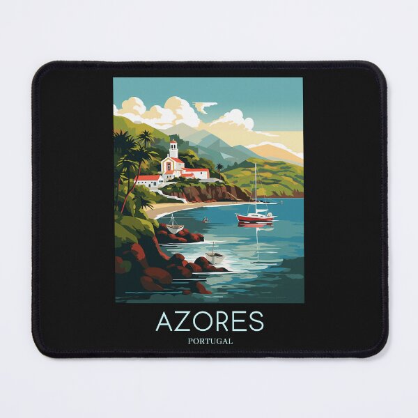 Item preview, A Pop Art Travel Print of Azores - Portugal designed and sold by StudioRedKoala.