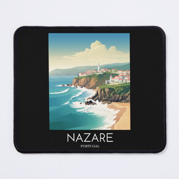 Item preview, A Pop Art Travel Print of Nazare - Portugal designed and sold by StudioRedKoala.