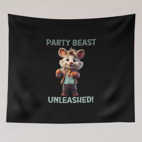 Item preview, Party Beast Unleashed t-shirt designed and sold by THISisIT-eshop.