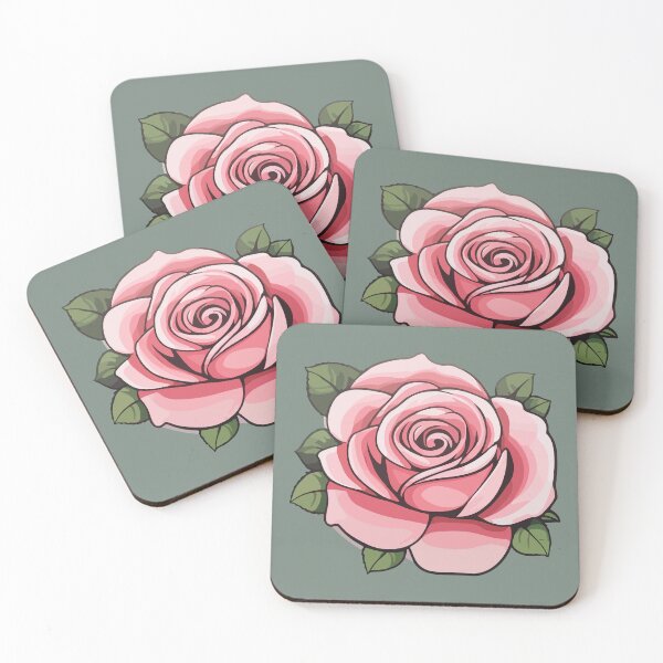 Item preview, blooming rose designed and sold by StickerLab4.