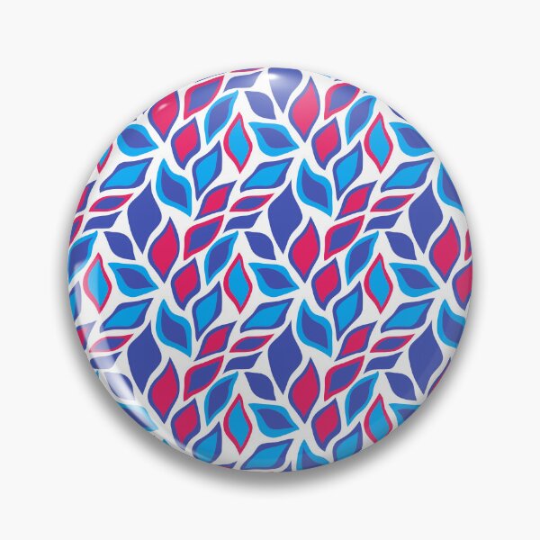 Item preview, Blue White Red Abstract Modern Contemporary Print Pattern  designed and sold by VioletsnPansies.