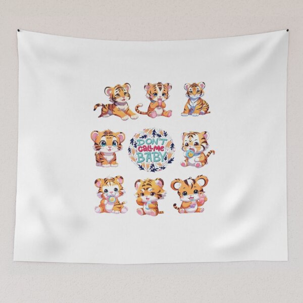 Item preview, Cute baby tiger designed and sold by sweetiejojo.