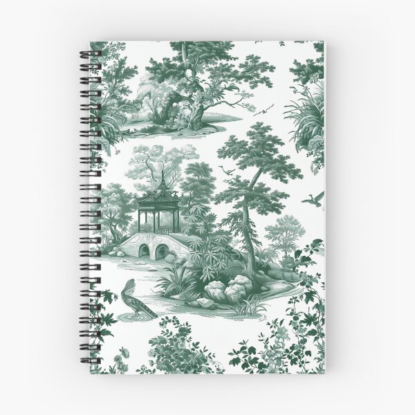 Item preview, Toile De Jouy Countryside Seamless Pattern in Green designed and sold by EvgeniiaSim.
