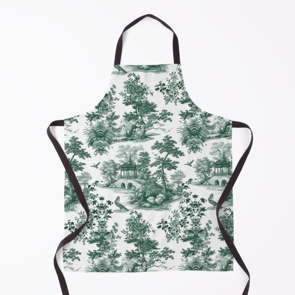 Item preview, Toile De Jouy Countryside Seamless Pattern in Green designed and sold by EvgeniiaSim.