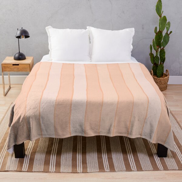 Item preview, Vertical peach stripes designed and sold by marufemia.