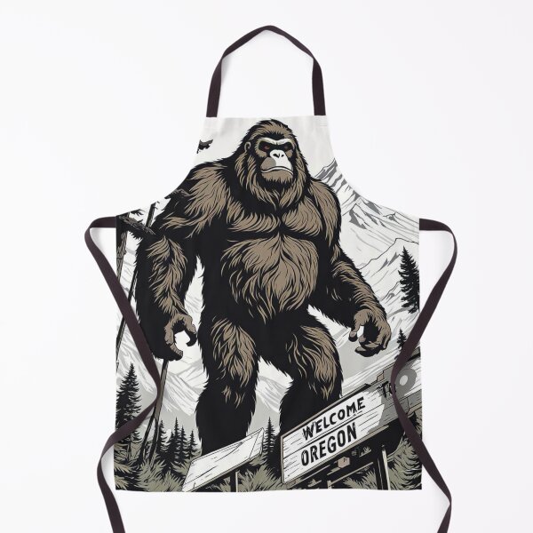 Item preview, Bigfoot - Welcome To Oregon with Mt. Hood designed and sold by WastelandsEdge.